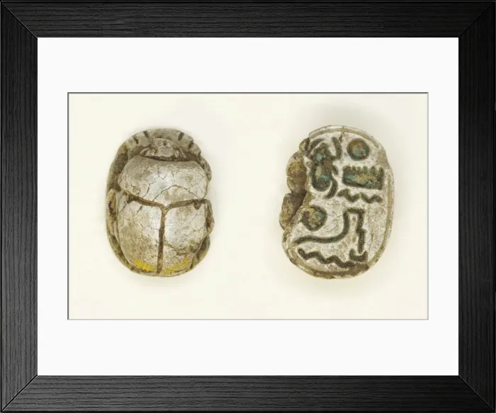 Framed Print : Scarab: Menkheperra (Thutmose III), Egypt, New Kingdom, Ramesside Period, Dynasties 19-20 Framed Print : Scarab: Menkheperra (Thutmose III), Egypt, New Kingdom, Ramesside Period, Dynasties 19-20
