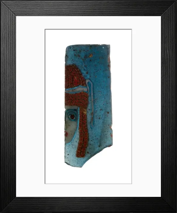 Framed Print : Fragment of an Inlay Depicting a Theater Mask, Egypt, late 1st century BCE / early 1st Framed Print : Fragment of an Inlay Depicting a Theater Mask, Egypt, late 1st century BCE / early 1st