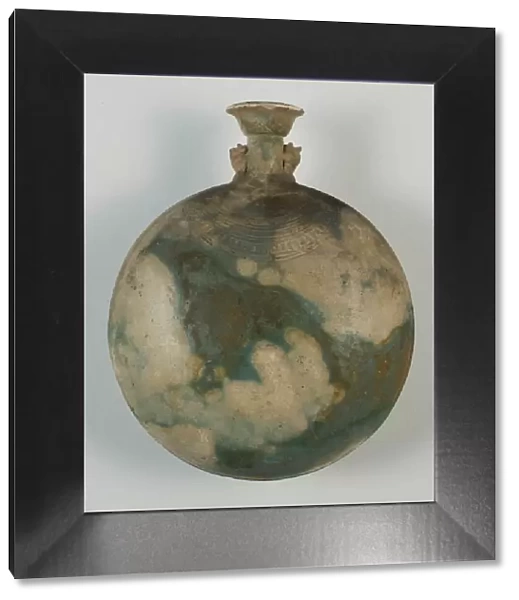 New Years Vessel (Pilgrim Bottle), Egypt, Late Period, Dynasty 26 (664-525 BCE)
