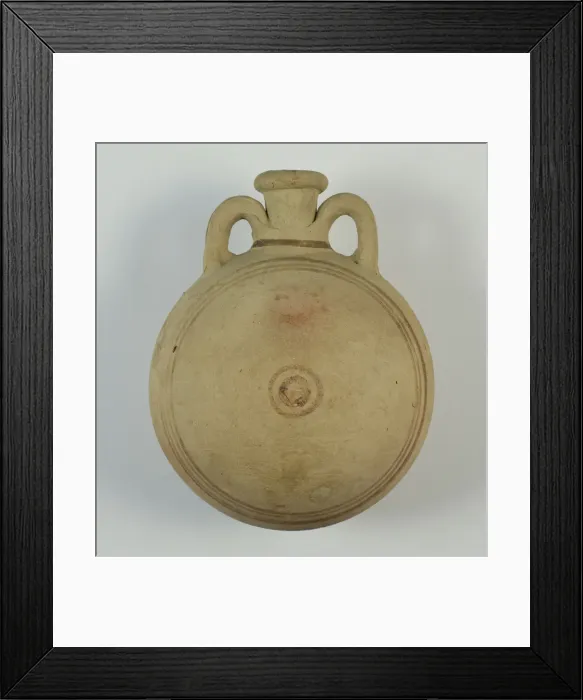 Framed Print : Pilgrim Bottle, Egypt, New Kingdom-Third Intermediate Period, Mid-Dynasty 18-21 (abt Framed Print : Pilgrim Bottle, Egypt, New Kingdom-Third Intermediate Period, Mid-Dynasty 18-21 (abt