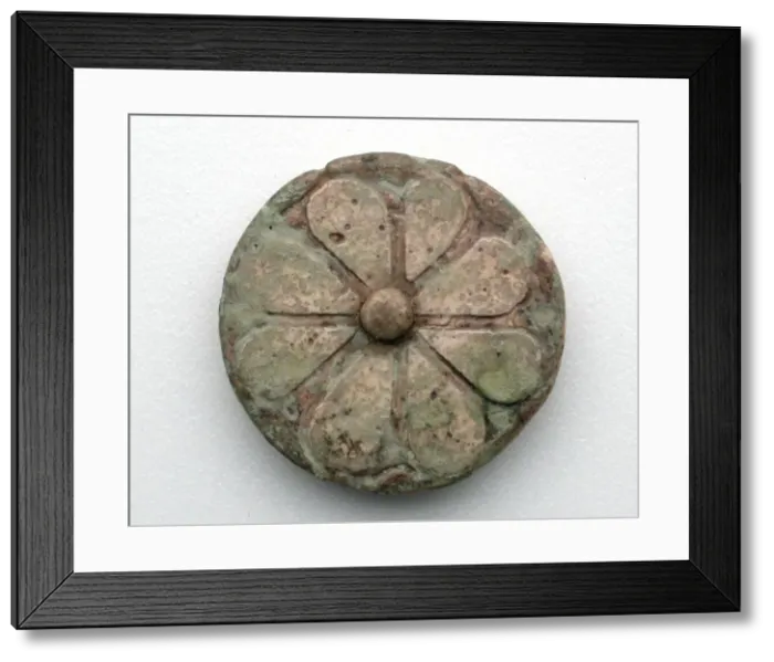 Framed Print : Rosette from the Temple of Ramesses III, Egypt, New Kingdom Framed Print : Rosette from the Temple of Ramesses III, Egypt, New Kingdom