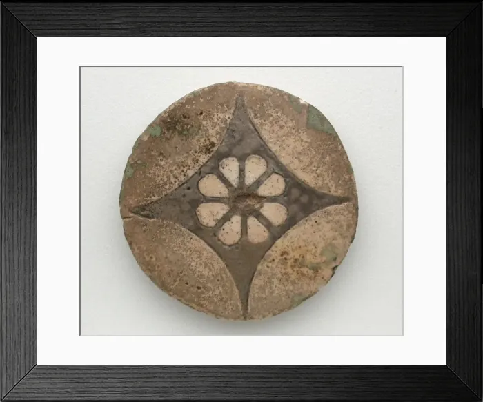 Framed Print : Rosette from the Temple of Ramesses III, Egypt, New Kingdom, Dynasty 20 (1186-1069 BCE)