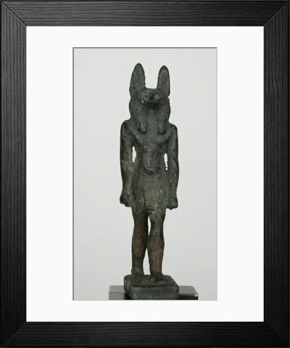 Framed Print : Statuette of the God Anubis, Egypt, Third Intermediate Period-Late Period, Dynasty 21-31 Framed Print : Statuette of the God Anubis, Egypt, Third Intermediate Period-Late Period, Dynasty 21-31