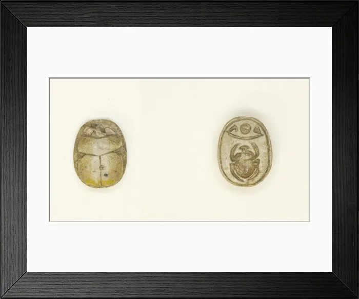 Framed Print : Scarab: Wish Formula, Egypt, New Kingdom, Dynasties 18-20 (about 1550-1069 BCE) Framed Print : Scarab: Wish Formula, Egypt, New Kingdom, Dynasties 18-20 (about 1550-1069 BCE)