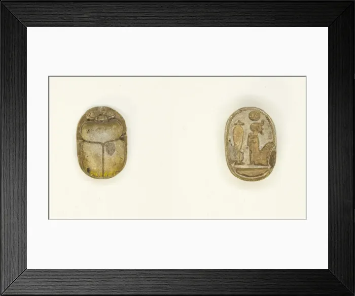 Framed Print : Scarab: Seated Ptah, Egypt, New Kingdom, Ramesside Period Framed Print : Scarab: Seated Ptah, Egypt, New Kingdom, Ramesside Period