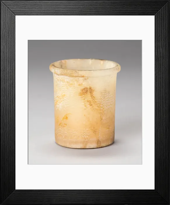 Framed Print : Cup, Egypt, Early Dynastic Period-Old Kingdom, Dynasty 1-4 (about 3000-2498 BCE) Framed Print : Cup, Egypt, Early Dynastic Period-Old Kingdom, Dynasty 1-4 (about 3000-2498 BCE)