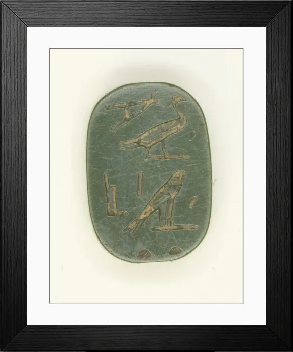 Framed Print : Plaque with Name of Harsiese-Meryamun, Egypt, Third Intermediate Period-Late Period Framed Print : Plaque with Name of Harsiese-Meryamun, Egypt, Third Intermediate Period-Late Period