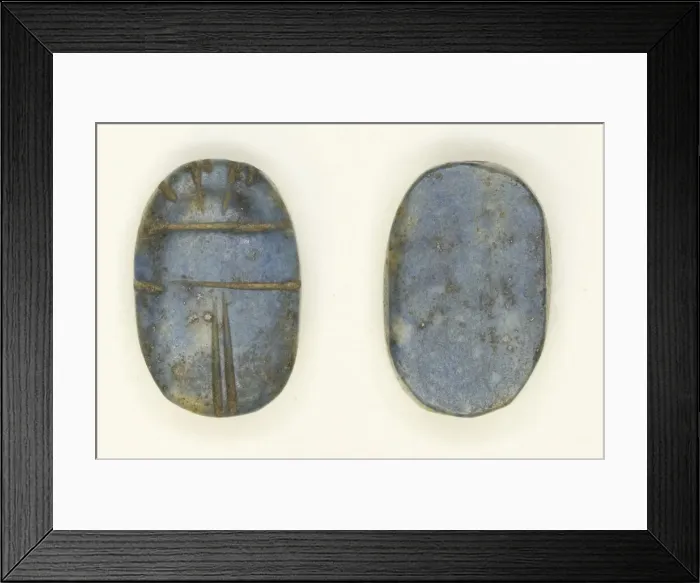 Framed Print : Scarab: Uninscribed, Egypt, Middle Kingdom (?), Dynasties 11-12 (about 2055-1773 BCE) Framed Print : Scarab: Uninscribed, Egypt, Middle Kingdom (?), Dynasties 11-12 (about 2055-1773 BCE)