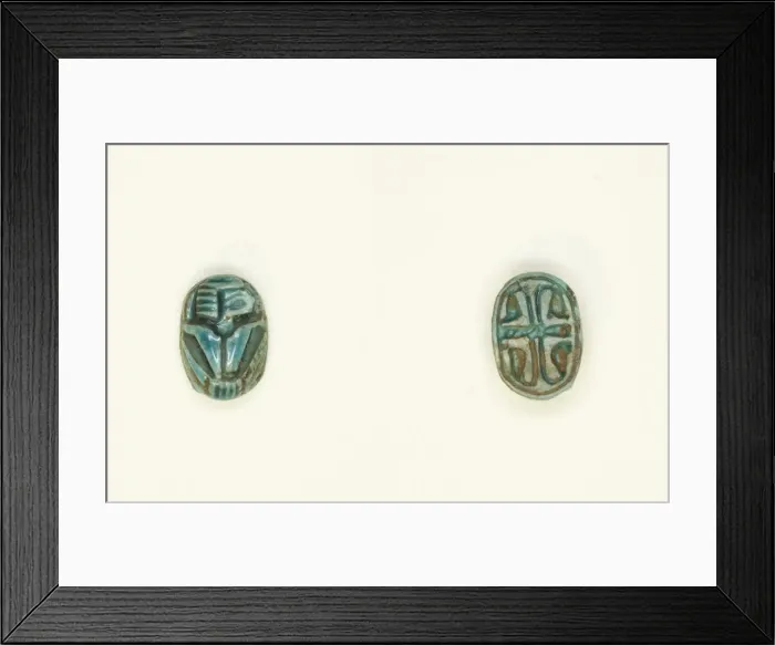 Framed Print : Scaraboid: Crouched Human Figure Shown in Profile, Egypt, New Kingdom, Dynasties 18-20 Framed Print : Scaraboid: Crouched Human Figure Shown in Profile, Egypt, New Kingdom, Dynasties 18-20