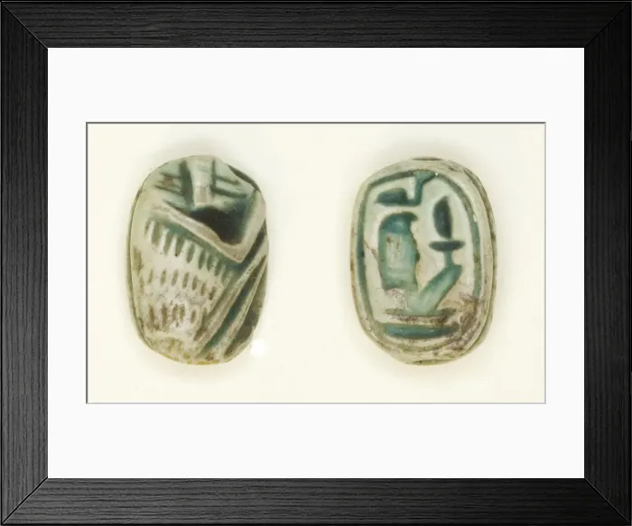 Framed Print : Scaraboid: Monkey, Egypt, New Kingdom, Dynasties 18-19 (about 1550-1186 BCE) Framed Print : Scaraboid: Monkey, Egypt, New Kingdom, Dynasties 18-19 (about 1550-1186 BCE)