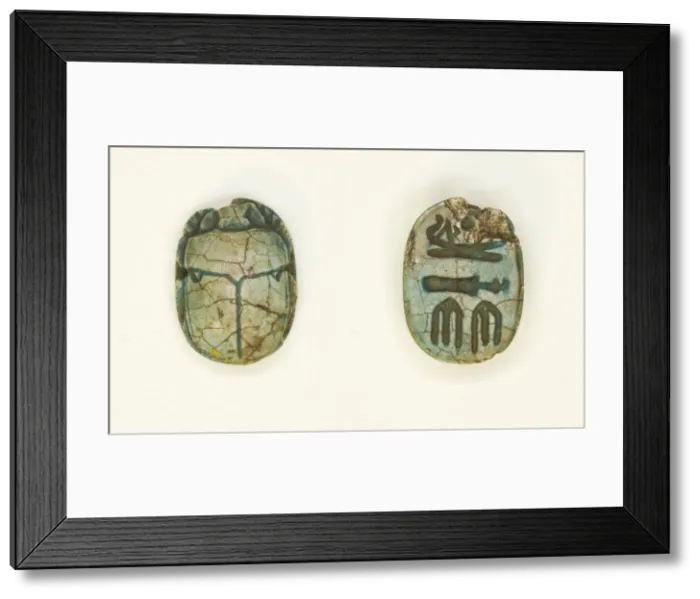 Framed Print : Scarab: Wish Formula, Egypt, Third Intermediate Period, Dynasties 21-25 Framed Print : Scarab: Wish Formula, Egypt, Third Intermediate Period, Dynasties 21-25