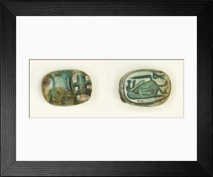 Framed Print : Scaraboid: Hippopotamus, Egypt, New Kingdom, Dynasties 18-20 (about 1550-1069 BCE) Framed Print : Scaraboid: Hippopotamus, Egypt, New Kingdom, Dynasties 18-20 (about 1550-1069 BCE)