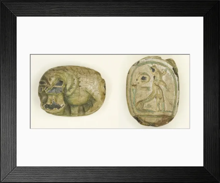 Framed Print : Scaraboid: Hippopotamus, Egypt, New Kingdom, Dynasties 19-20 (about 1295-1069 BCE) Framed Print : Scaraboid: Hippopotamus, Egypt, New Kingdom, Dynasties 19-20 (about 1295-1069 BCE)