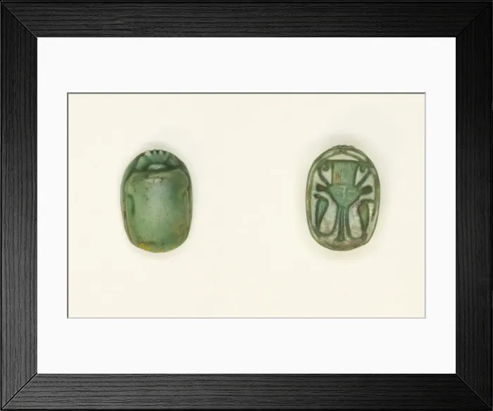 Framed Print : Scarab: Hathor Sistrum, Egypt, New Kingdom, Dynasty 18 (about 1550-1295 BCE) Framed Print : Scarab: Hathor Sistrum, Egypt, New Kingdom, Dynasty 18 (about 1550-1295 BCE)