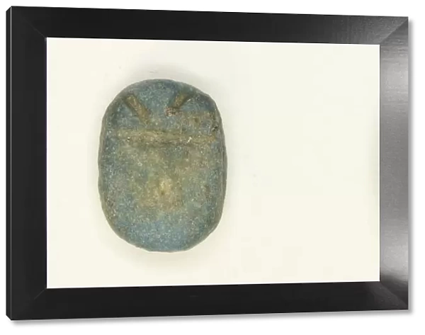Scarab: Central Cable (?), Egypt, Second Intermediate Period (