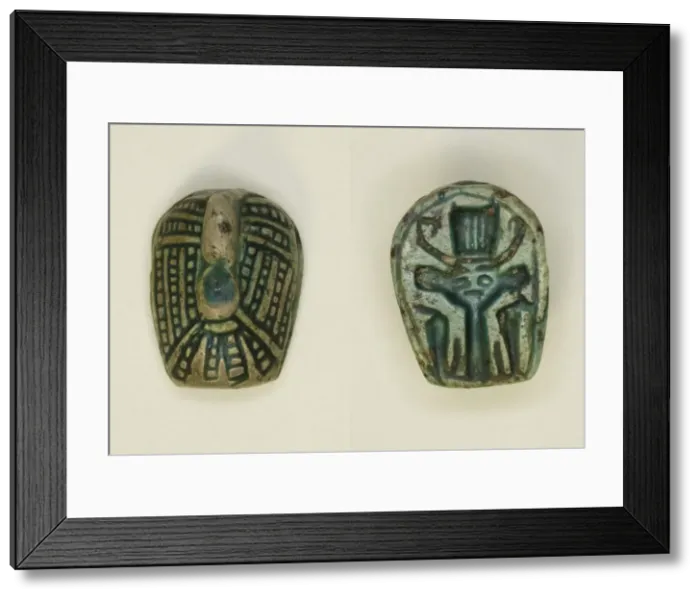 Framed Print : Scaraboid: Duck with Head Resting on Back, Egypt, New Kingdom Framed Print : Scaraboid: Duck with Head Resting on Back, Egypt, New Kingdom