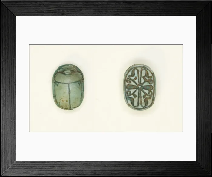 Framed Print : Scarab: Cross Pattern, Egypt, New Kingdom, Dynasty 18 (about 1550-1295 BCE) Framed Print : Scarab: Cross Pattern, Egypt, New Kingdom, Dynasty 18 (about 1550-1295 BCE)