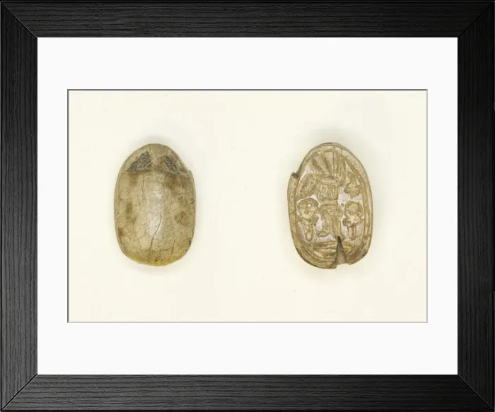 Framed Print : Scarab: Hieroglyphs (nsw-bity, Dd, anx, nb), Egypt, Middle Kingdom, Dynasties 12-14 Framed Print : Scarab: Hieroglyphs (nsw-bity, Dd, anx, nb), Egypt, Middle Kingdom, Dynasties 12-14