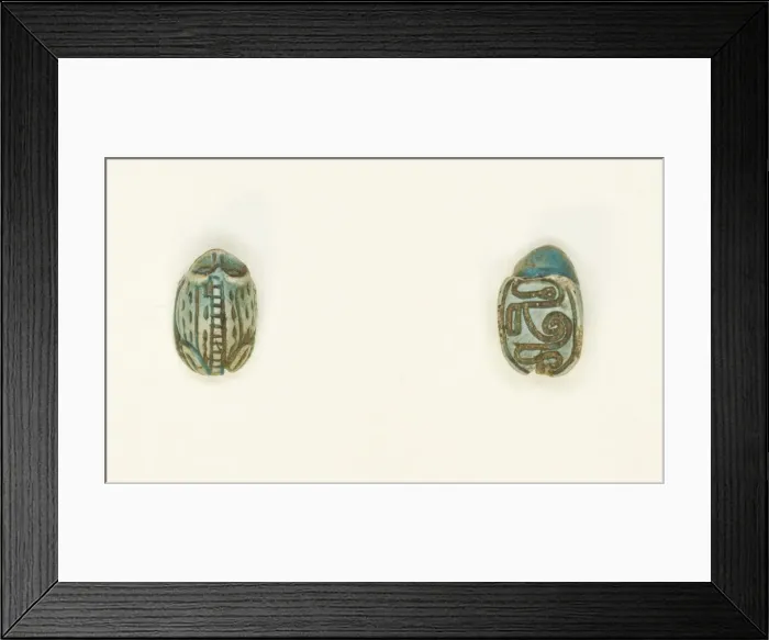Framed Print : Scaraboid: Frog, Egypt, Second Intermediate Period-Early New Kingdom, Dynasties 15-18 Framed Print : Scaraboid: Frog, Egypt, Second Intermediate Period-Early New Kingdom, Dynasties 15-18