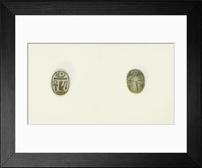 Framed Print : Scarab: Wish Formula, Egypt, New Kingdom, Dynasties 18-20 (about 1550-1069 BCE) Framed Print : Scarab: Wish Formula, Egypt, New Kingdom, Dynasties 18-20 (about 1550-1069 BCE)