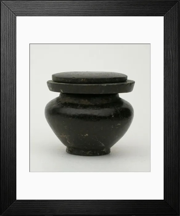 Framed Print : Kohl Jar with Lid, Egypt, Middle Kingdom, Dynasties 12-13 (about 1985-1650 BCE) Framed Print : Kohl Jar with Lid, Egypt, Middle Kingdom, Dynasties 12-13 (about 1985-1650 BCE)