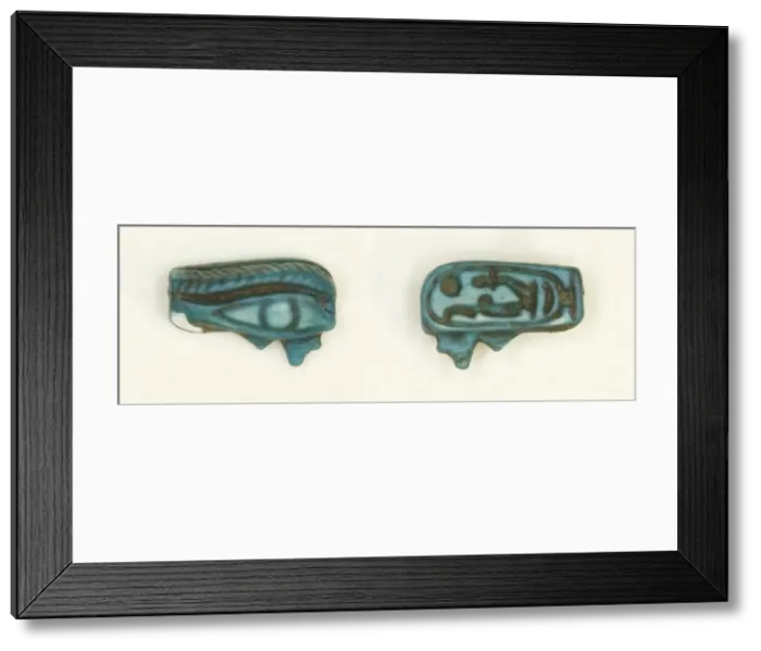 Framed Print : Eye of Horus (Wedjat) Amulet, Egypt, New Kingdom, Dynasty 18, reign of Amenhotep III Framed Print : Eye of Horus (Wedjat) Amulet, Egypt, New Kingdom, Dynasty 18, reign of Amenhotep III