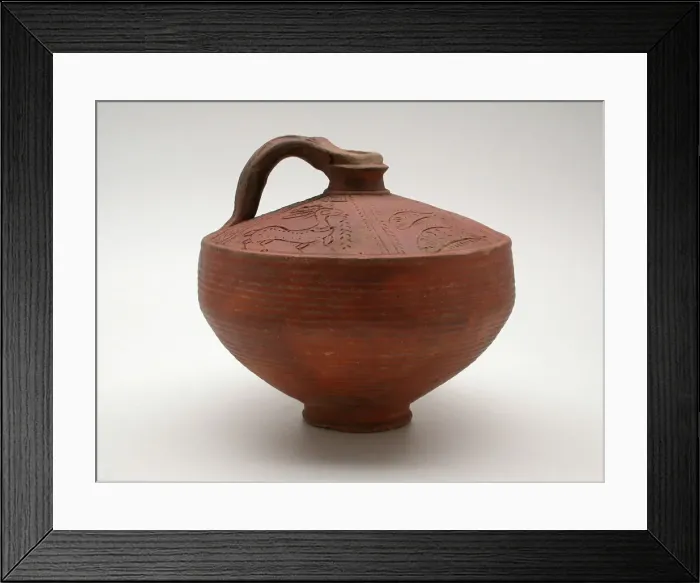 Framed Print : Vessel, Egypt, Roman Period (30 BC-AD 495). Creator: Unknown Framed Print : Vessel, Egypt, Roman Period (30 BC-AD 495). Creator: Unknown