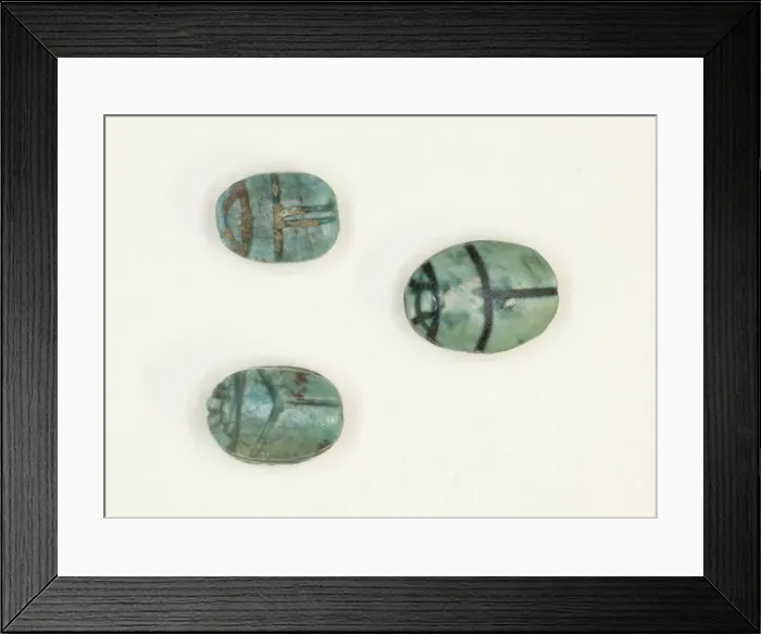 Framed Print : Scarabs with Inscriptions on Base, Egypt, Early Middle Kingdom-New Kingdom Framed Print : Scarabs with Inscriptions on Base, Egypt, Early Middle Kingdom-New Kingdom