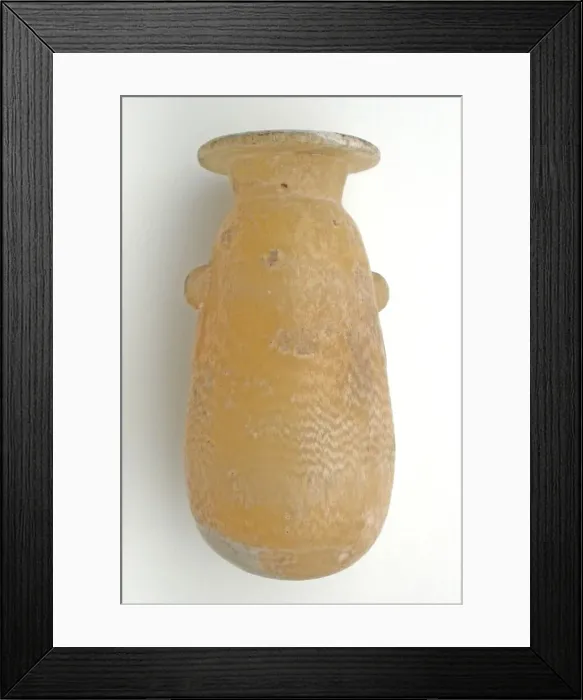 Framed Print : Alabastron (Container for Scented Oil), Egypt, Late Period, Dynasty 26-31 ( Framed Print : Alabastron (Container for Scented Oil), Egypt, Late Period, Dynasty 26-31 (