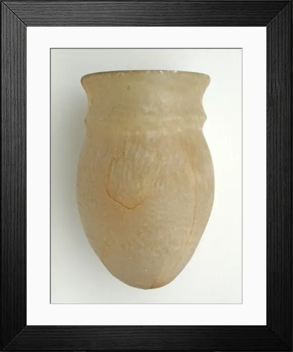 Framed Print : Vessel, Egypt, Old Kingdom, Dynasty 5-6 (about 2494-2181 BCE). Creator: Unknown Framed Print : Vessel, Egypt, Old Kingdom, Dynasty 5-6 (about 2494-2181 BCE). Creator: Unknown