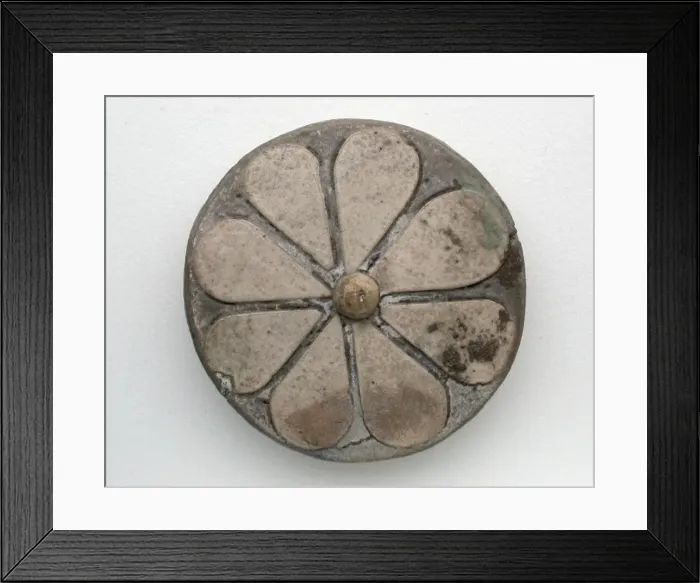 Framed Print : Rosette, Egypt, New Kingdom, Dynasty 20 (about 1186-1069 BCE). Creator: Unknown Framed Print : Rosette, Egypt, New Kingdom, Dynasty 20 (about 1186-1069 BCE). Creator: Unknown