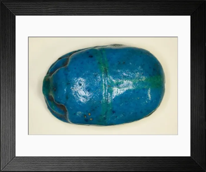 Framed Print : Scarab, Egypt, New Kingdom, Dynasties 18-20 (about 1550-1069 BCE). Creator: Unknown Framed Print : Scarab, Egypt, New Kingdom, Dynasties 18-20 (about 1550-1069 BCE). Creator: Unknown