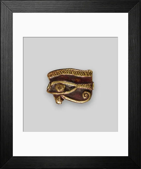 Framed Print : Eye of Horus (Wedjat) Amulet, Egypt, Ptolemaic Period (305-30 BCE). Creator: Unknown Framed Print : Eye of Horus (Wedjat) Amulet, Egypt, Ptolemaic Period (305-30 BCE). Creator: Unknown