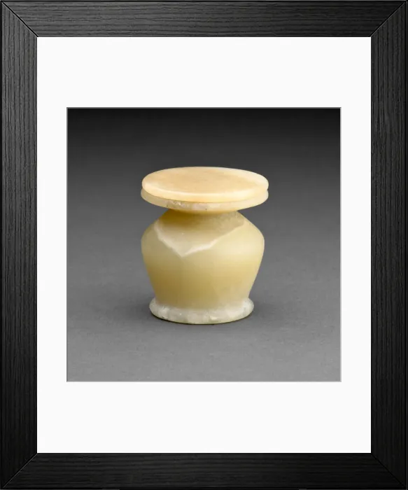 Framed Print : Kohl Jar with Lid, Egypt, Middle Kingdom, Dynasty 12 (about 1976-1794 BCE) Framed Print : Kohl Jar with Lid, Egypt, Middle Kingdom, Dynasty 12 (about 1976-1794 BCE)