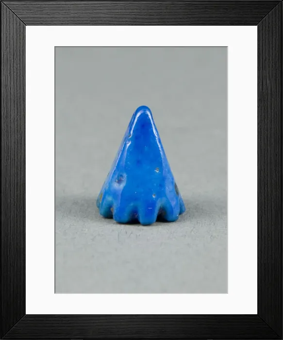 Framed Print : Pendant in the Shape of a Lotus Blossom, Egypt, New Kingdom-Late Period Framed Print : Pendant in the Shape of a Lotus Blossom, Egypt, New Kingdom-Late Period