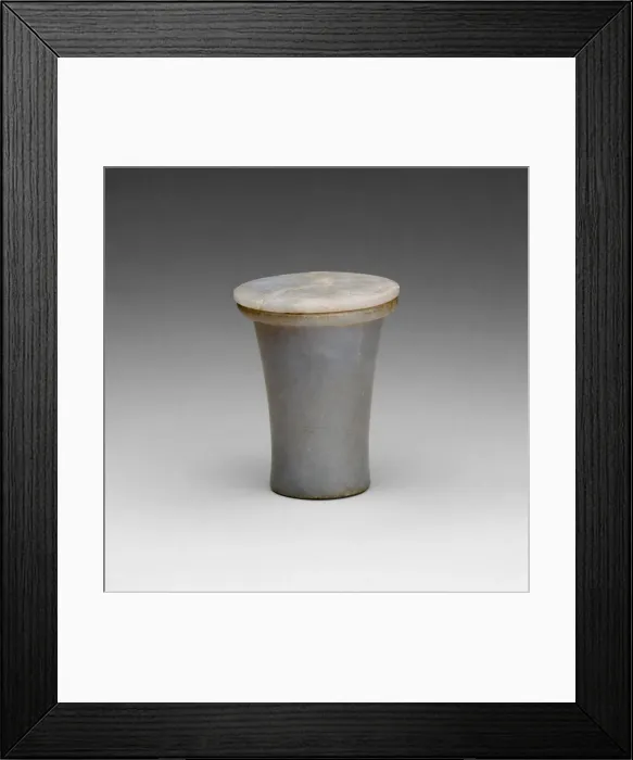 Framed Print : Ointment Jar with Lid, Egypt, Middle Kingdom, Dynasty 12 (about 1976-1794 BCE) Framed Print : Ointment Jar with Lid, Egypt, Middle Kingdom, Dynasty 12 (about 1976-1794 BCE)