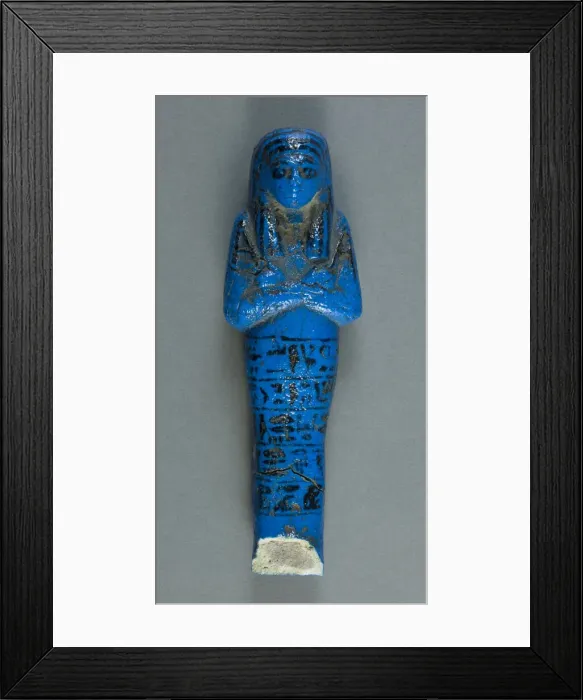 Framed Print : Shabti of the Supreme Chief of the ?nr. t of Amun Nesikhonsu, Egypt Framed Print : Shabti of the Supreme Chief of the ?nr. t of Amun Nesikhonsu, Egypt