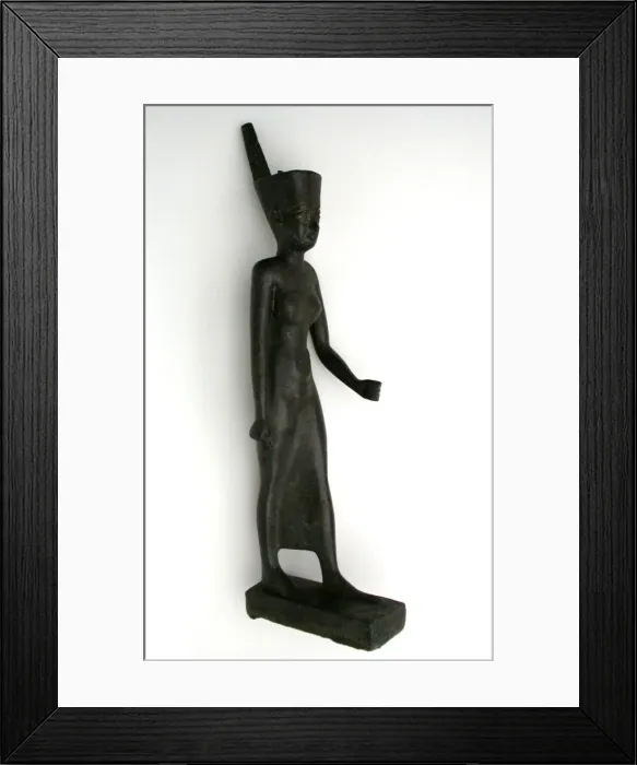 Framed Print : Statuette of the Goddess Neith, Egypt, Late Period, Dynasty 26 (664-525 BCE) Framed Print : Statuette of the Goddess Neith, Egypt, Late Period, Dynasty 26 (664-525 BCE)