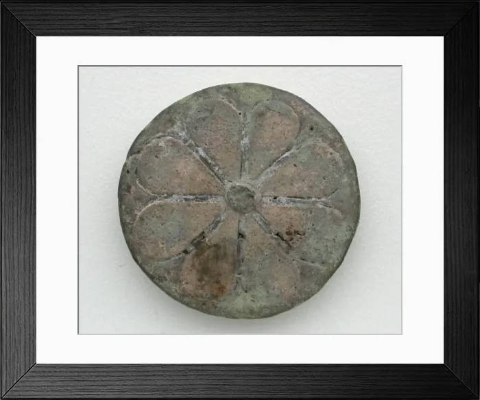 Framed Print : Rosette, Egypt, New Kingdom, Dynasty 20 (about 1186-1069 BCE). Creator: Unknown Framed Print : Rosette, Egypt, New Kingdom, Dynasty 20 (about 1186-1069 BCE). Creator: Unknown