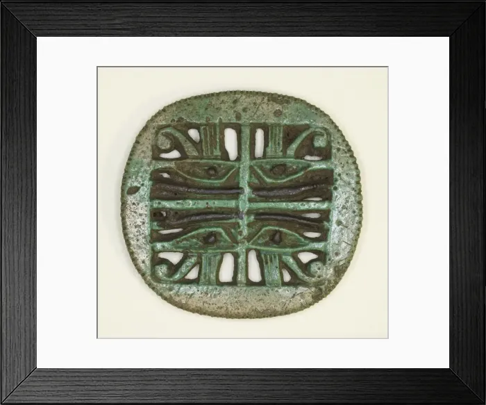 Framed Print : Four Eyes of the God Horus (Wedjat) Amulet, Egypt, Third Intermediate Period Framed Print : Four Eyes of the God Horus (Wedjat) Amulet, Egypt, Third Intermediate Period
