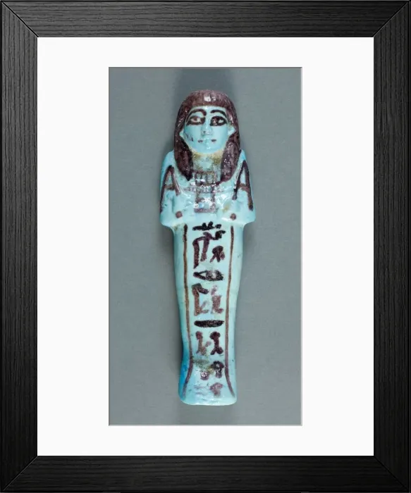 Framed Print : Shabti, Egypt, Third Intermediate Period, Dynasty 21 (about 1069-945 BCE) Framed Print : Shabti, Egypt, Third Intermediate Period, Dynasty 21 (about 1069-945 BCE)