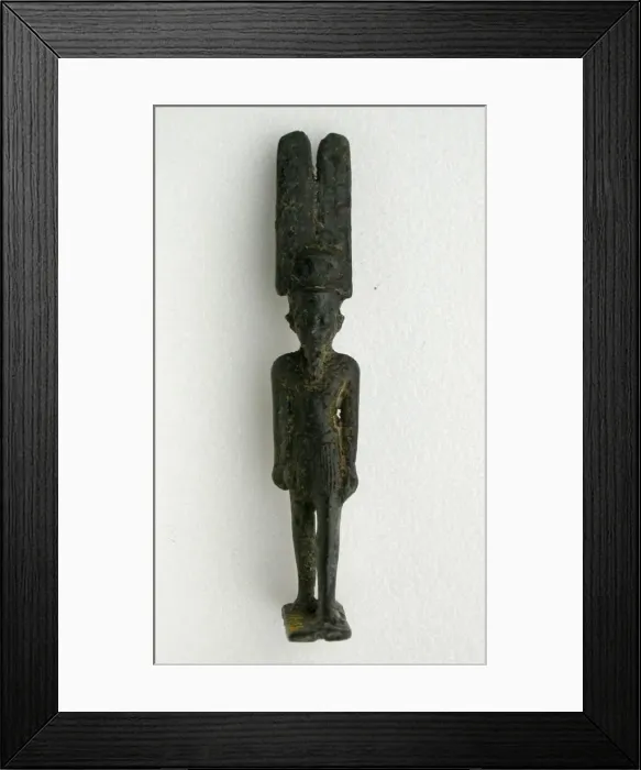 Framed Print : Pendant Amulet of the God Amon-Re, Egypt, Third Intermediate Period Framed Print : Pendant Amulet of the God Amon-Re, Egypt, Third Intermediate Period