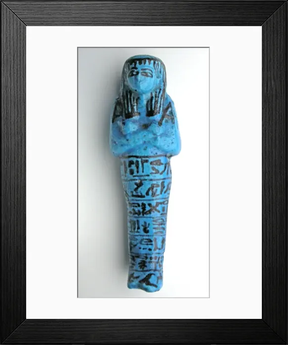Framed Print : Shabti of Pinudjem II, Egypt, Third Intermediate Period, Dynasty 21 (about 1069-945 BCE) Framed Print : Shabti of Pinudjem II, Egypt, Third Intermediate Period, Dynasty 21 (about 1069-945 BCE)