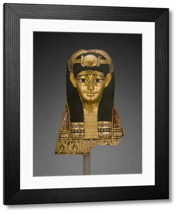 Framed Print : Mummy Mask, Egypt, Late Ptolemaic Period-early Roman Period, 1st century BCE Framed Print : Mummy Mask, Egypt, Late Ptolemaic Period-early Roman Period, 1st century BCE