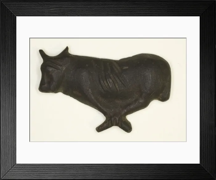 Framed Print : Foundation Deposit: Bound Ox, Egypt, Late Period, Dynasty 25-30 (780-343 BCE) Framed Print : Foundation Deposit: Bound Ox, Egypt, Late Period, Dynasty 25-30 (780-343 BCE)