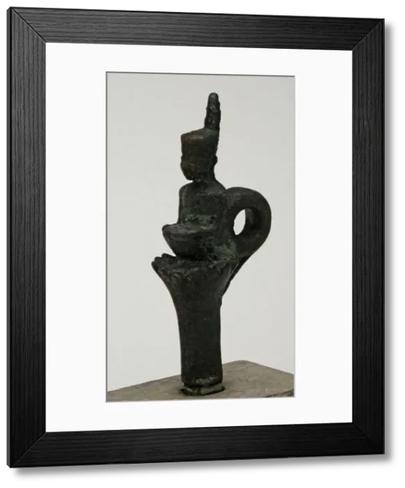 Framed Print : Statuette of the Goddess Neith Sitting on a Lotus, Egypt, Late Period (664-332 BCE) Framed Print : Statuette of the Goddess Neith Sitting on a Lotus, Egypt, Late Period (664-332 BCE)