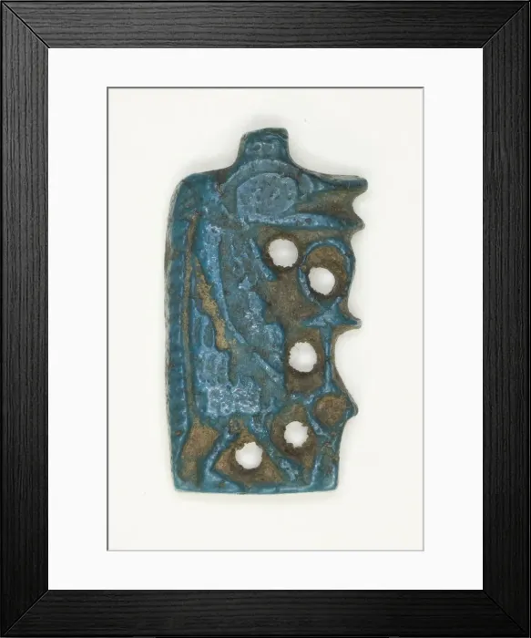 Framed Print : Amulet of the Goddess Tawaret (Thoeris) in Profile, Egypt, New Kingdom Framed Print : Amulet of the Goddess Tawaret (Thoeris) in Profile, Egypt, New Kingdom