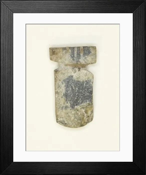 Framed Print : Inlay (?) in form of a Cartouche, Egypt, New Kingdom or later, Dynasties 19- (1295 BCE Framed Print : Inlay (?) in form of a Cartouche, Egypt, New Kingdom or later, Dynasties 19- (1295 BCE