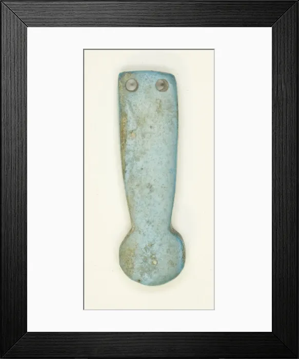 Framed Print : Amulet of a Menat Counterpoise, Egypt, New Kingdom, Dynasty 18 (about 1550-1295 BCE) Framed Print : Amulet of a Menat Counterpoise, Egypt, New Kingdom, Dynasty 18 (about 1550-1295 BCE)