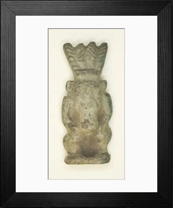 Framed Print : Amulet of the God Bes, Egypt, Third Intermediate Period Framed Print : Amulet of the God Bes, Egypt, Third Intermediate Period